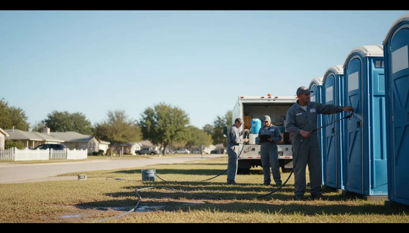 Long-Term Portable Toilet Rental in Omaha, GA near me